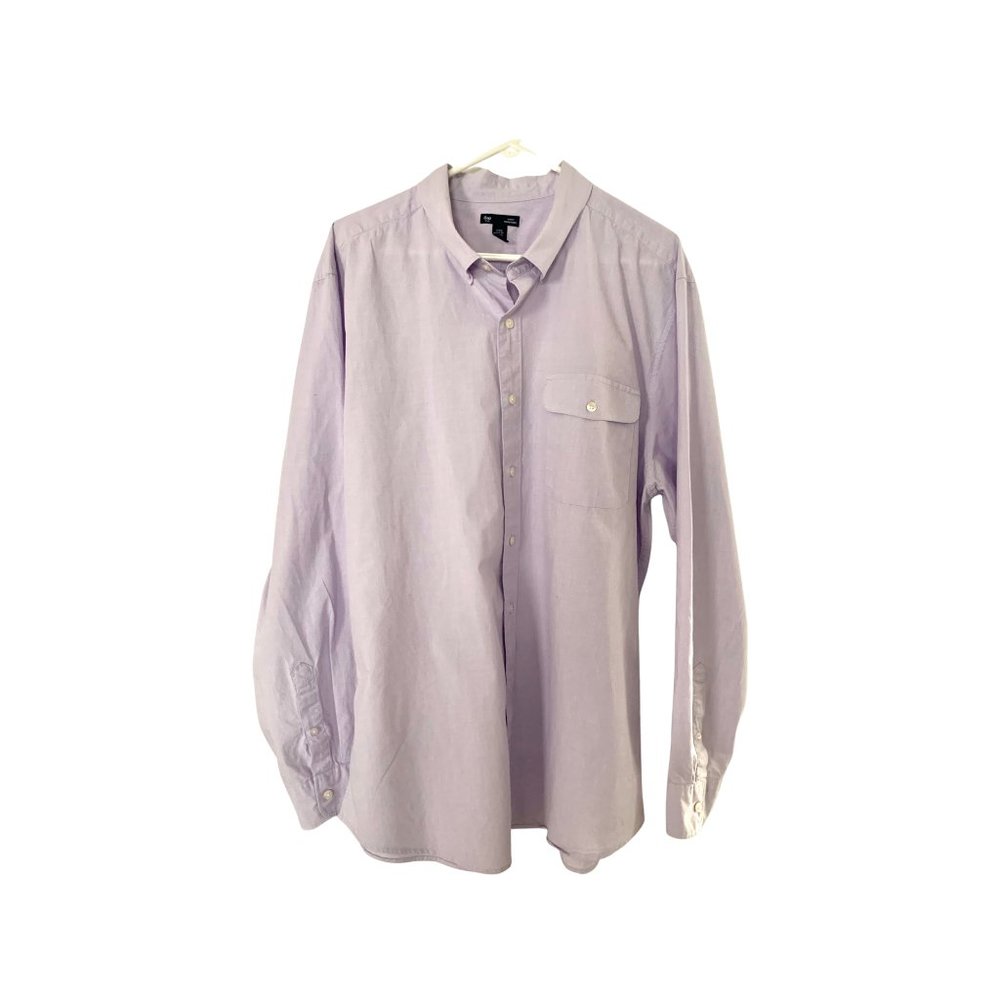 GAP Lavender Slim Fit Button Down Dress Shirt - XXL